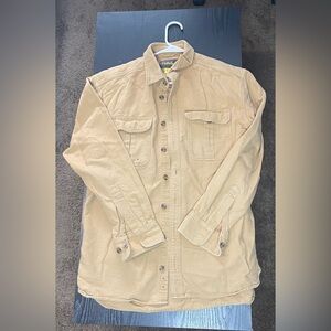 Cabela's Men's Light Tan Corduroy Shirt Jacket